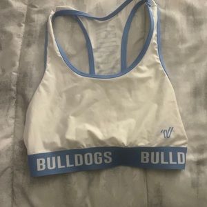 “Bulldogs” sports bra